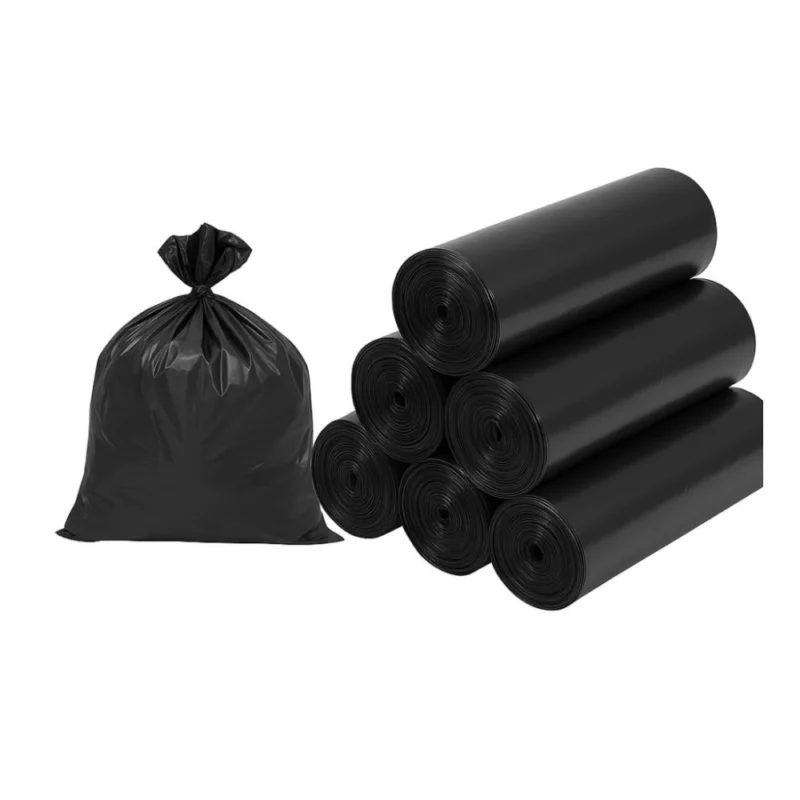Alternative view of Pack of 6 Biodegradeable Vegetable-Paper 25 x 30 Inches Garbage Bag (Black)