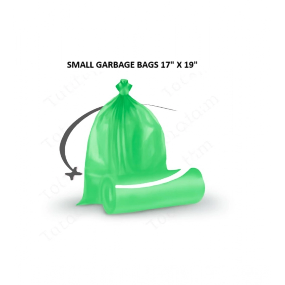 Pack of 12 Biodegradeable Vegetable-Paper 17 x 19 Inches Garbage Bag (Green) - Image 3