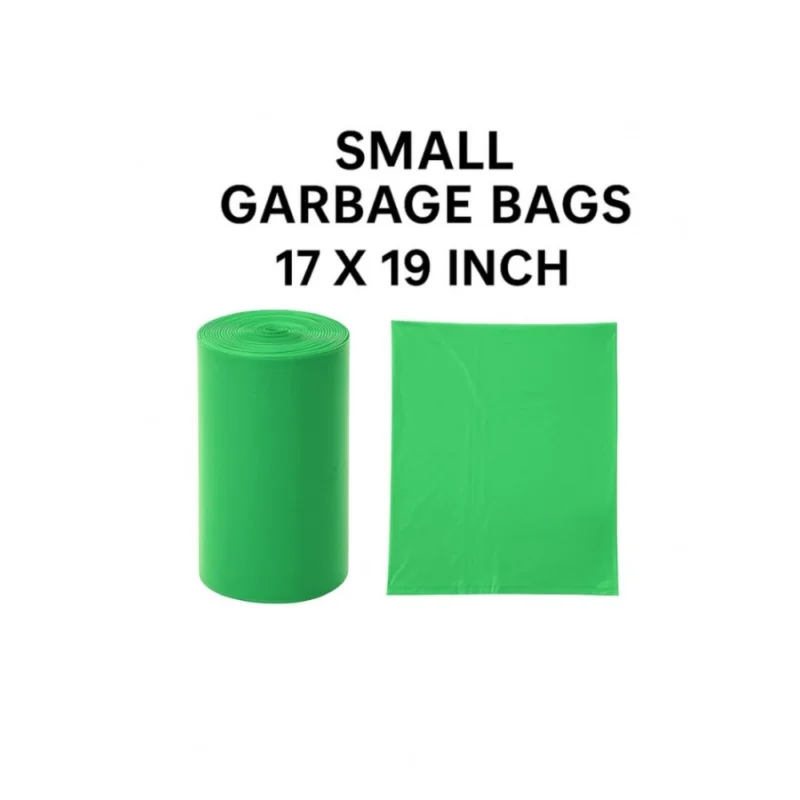 Pack of 12 Biodegradeable Vegetable-Paper 17 x 19 Inches Garbage Bag (Green) - Image 4