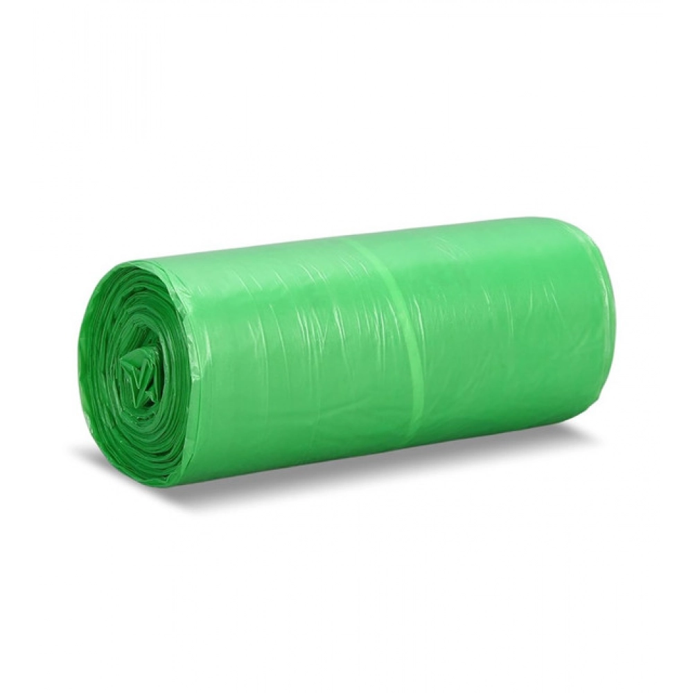 Pack of 10 Biodegradeable Vegetable-Paper 17 x 19 Inches Garbage Bag (Green) - Image 3