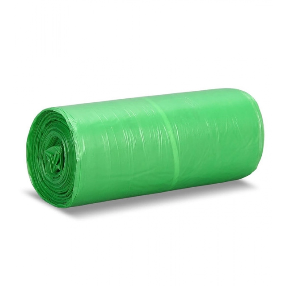 Pack of 6 Biodegradeable Vegetable-Paper 17 x 19 Inches Garbage Bag (Green) - Image 2