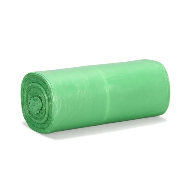 Pack of 10 Biodegradeable Vegetable-Paper 19 x 21 Inches Garbage Bag (Green) - Image 3