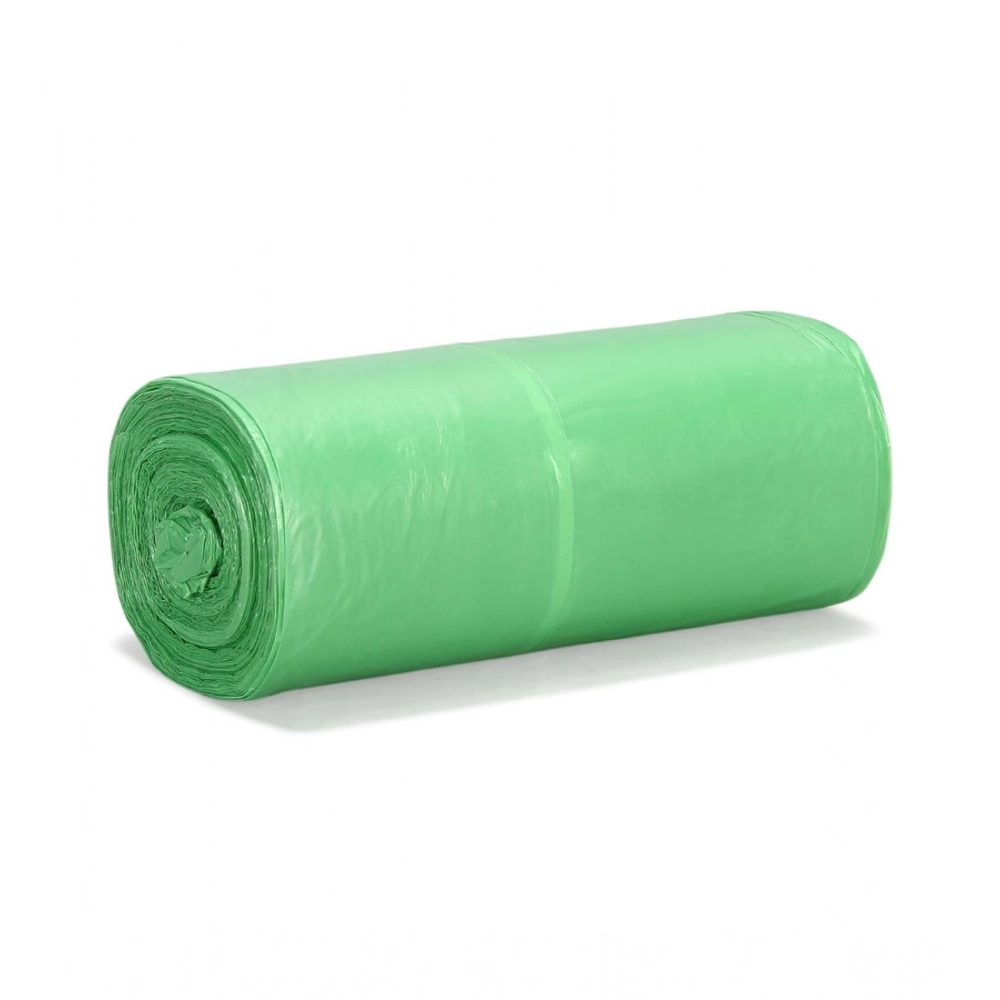 Pack of 10 Biodegradeable Vegetable-Paper 19 x 21 Inches Garbage Bag (Green) - Image 3
