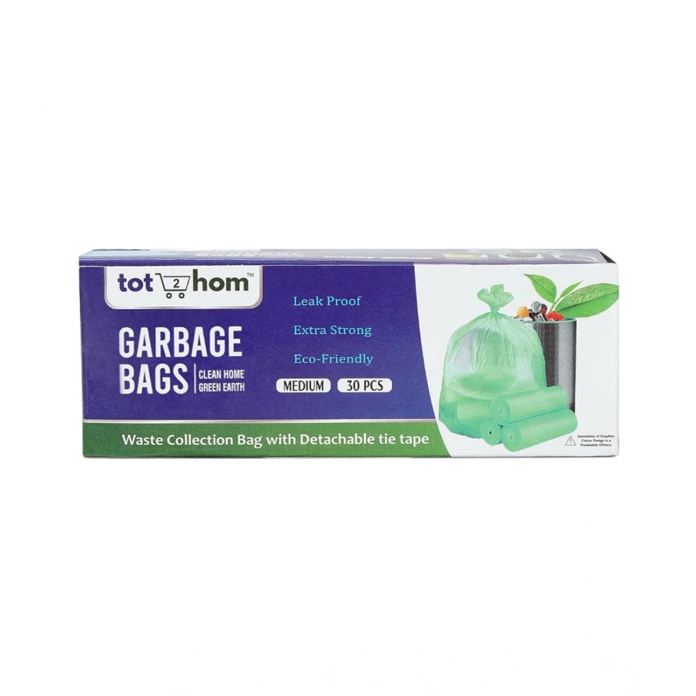 Pack of 3 Biodegradeable Vegetable-Paper 19 x 21 Inches Garbage Bag (Green) - Image 4