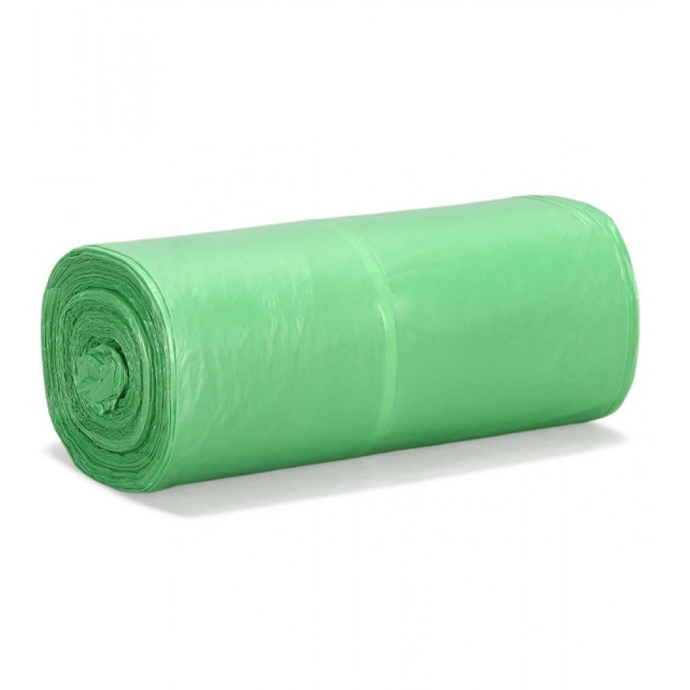 Pack of 5 Biodegradeable Vegetable-Paper 19 x 21 Inches Garbage Bag (Green) - Image 2