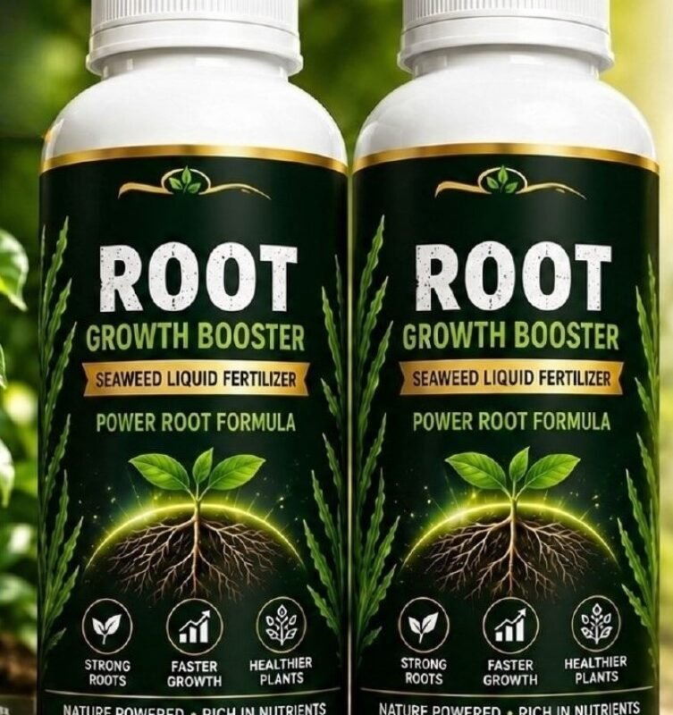 Pack of 2 Root Growth Booster Seaweed Liquid Fertilizer Bottles - 100 ML