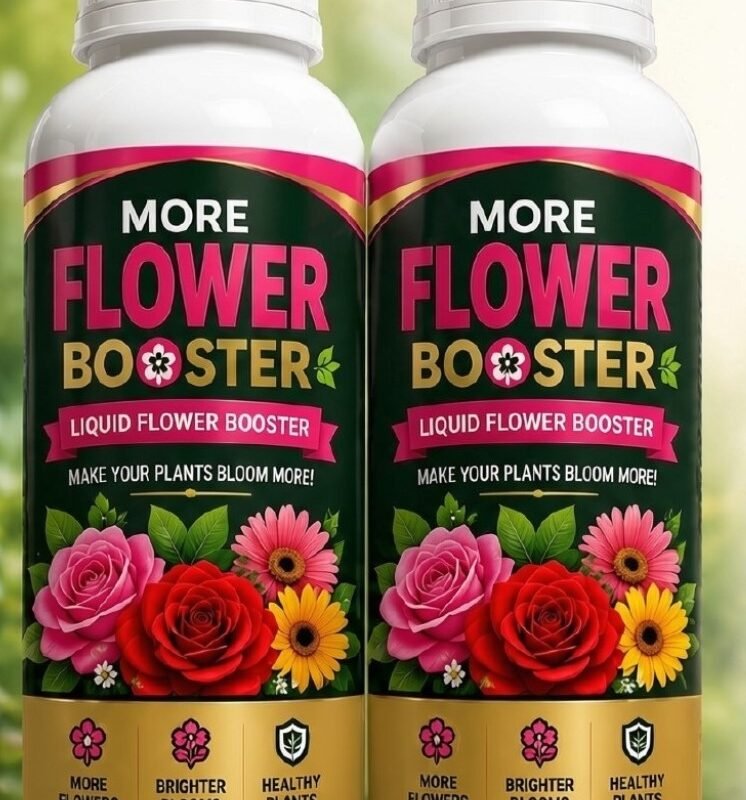 Pack of 2 Flower Growth Booster Liquid Fertilizer Bottles - 100 ML