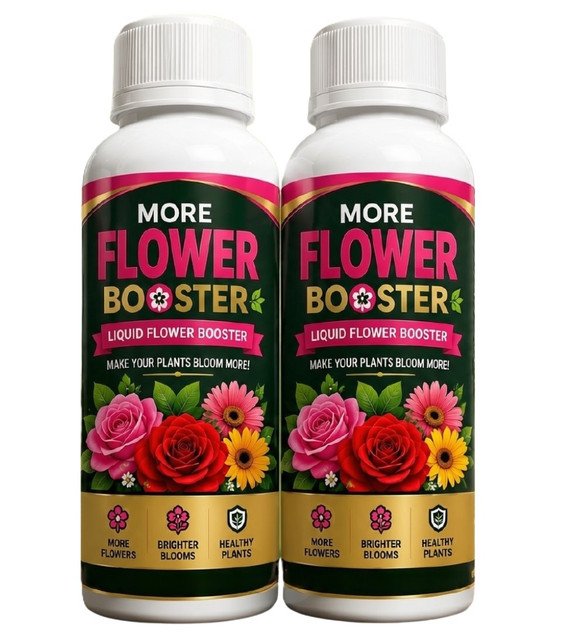 Alternative view of Pack of 2 Flower Growth Booster Liquid Fertilizer Bottles - 100 ML