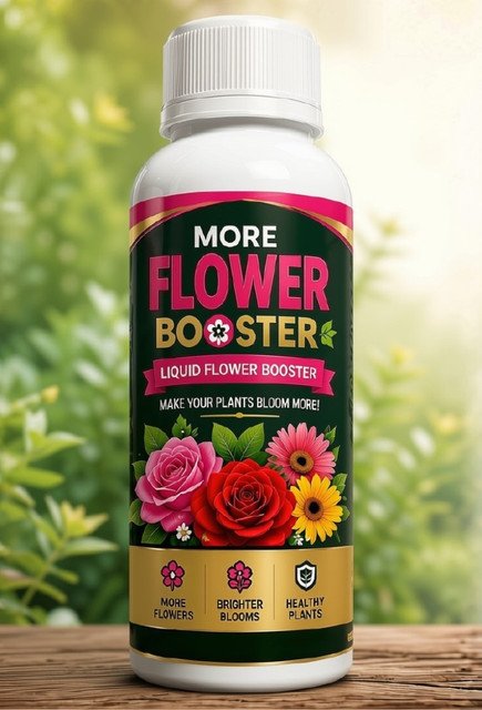 Pack of 2 Flower Growth Booster Liquid Fertilizer Bottles - 100 ML - Image 3