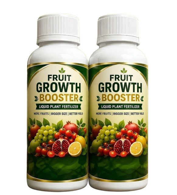 Alternative view of Pack of 2 Fruit Growth Booster Liquid Plant Fertilizer Bottles - 100 ML