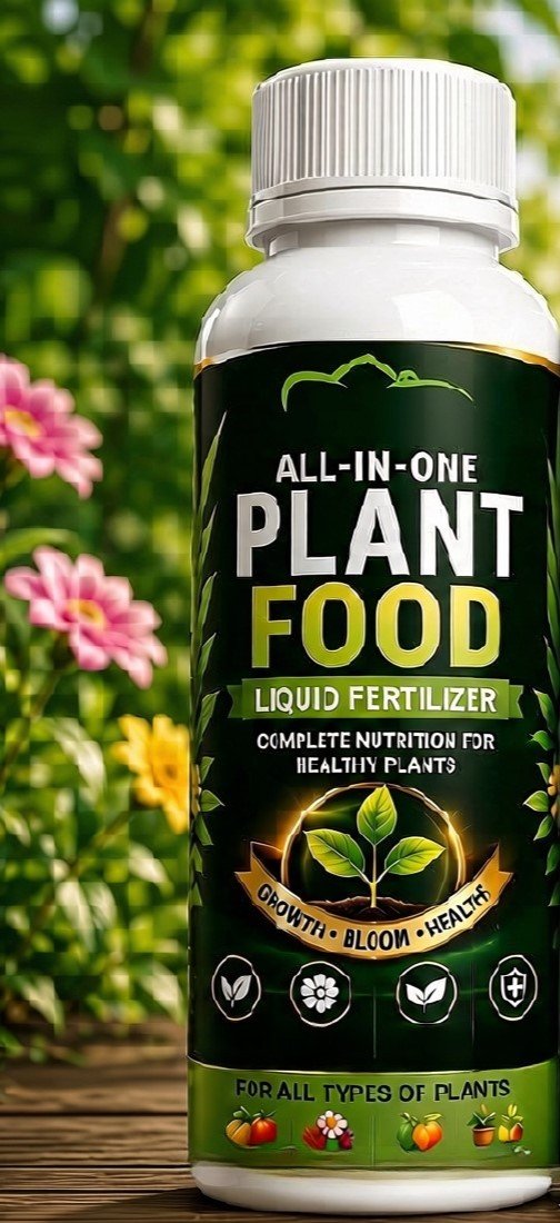 Pack of 2 All-in-One Plant Food Liquid Fertilizer Bottles - 100 ML - Image 3
